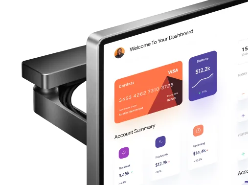 Panel de PosLocal en una terminal de punto de venta
